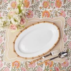 Online Mrs. Alice Nancy Bamboo Oval Platter