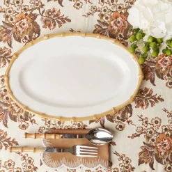 Online Mrs. Alice Nancy Bamboo Oval Platter