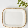 Mrs. Alice Nancy Bamboo Rectangle Platter