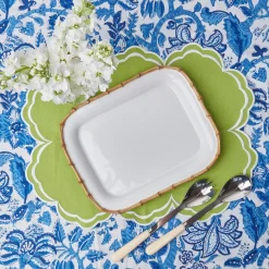 Mrs. Alice Nancy Bamboo Rectangle Platter