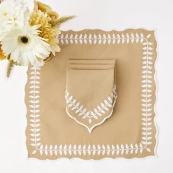 Online Mrs. Alice Natural Laurel Napkins (Set Of 4)