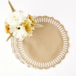 Discount Mrs. Alice Natural Laurel Placemats (Set Of 4)