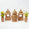 Online Mrs. Alice Natural Rattan Decoration Set