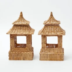 Online Mrs. Alice Natural Rattan Decoration Set