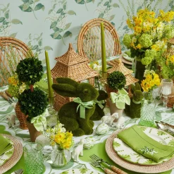 Online Mrs. Alice Natural Rattan Decoration Set