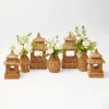 New Mrs. Alice Natural Rattan Pagoda Decoration Set