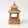New Mrs. Alice Natural Rattan Pagoda Lantern