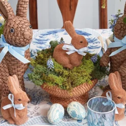 Outlet Mrs. Alice Natural Rattan Scalloped Bowl (Small)
