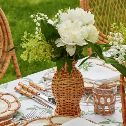 Sale Mrs. Alice Natural Rattan Vase (Set Of 3)