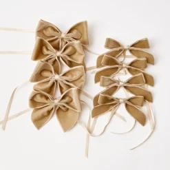 Mrs. Alice Oat Velvet Napkin Bows (Set Of 4)