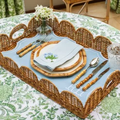 Clearance Mrs. Alice Octavia Blue Tray Liner