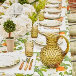 Online Mrs. Alice Olive Green Hobnail Glasses (Set Of 6)