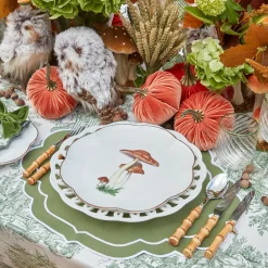 Clearance Mrs. Alice Olive Rim Swirl Glassware Set