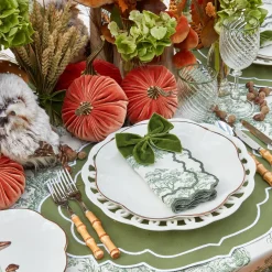Clearance Mrs. Alice Olive Rim Swirl Glassware Set