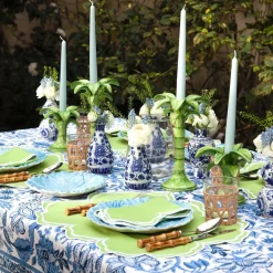 Hot Mrs. Alice Palm Leaf Candle Holder (Large)
