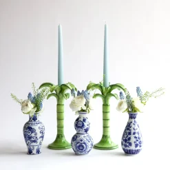 Hot Mrs. Alice Palm Leaf Candle Holder (Large)