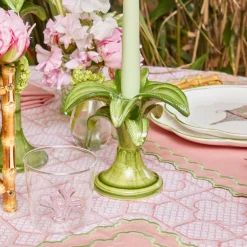 Online Mrs. Alice Palm Leaf Candle Holder (Small)