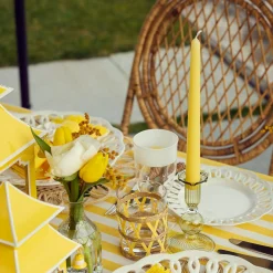 Mrs. Alice Pastel Yellow Candles (Set Of 8)