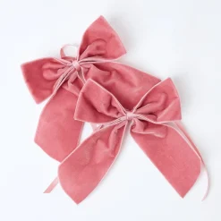 Hot Mrs. Alice Personalised Dusty Pink Napkin Bow