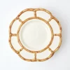 Sale Mrs. Alice Petal Bamboo Ceramic Dinner Plate