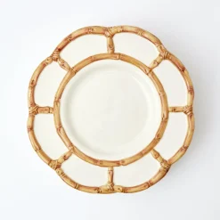 Sale Mrs. Alice Petal Bamboo Ceramic Dinner Plate