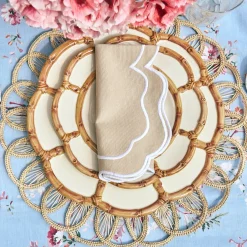 Best Mrs. Alice Petal Bamboo Starter Plate (Set Of 4)