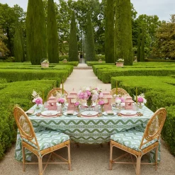 Best Mrs. Alice Pink & Green Pagoda Dinner Plate (Set Of 4)