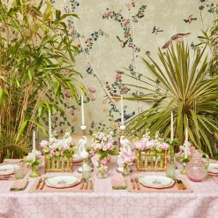 Discount Mrs. Alice Pink & Green Pagoda Starter Plate (Set Of 4)