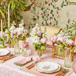 Discount Mrs. Alice Pink & Green Pagoda Starter Plate (Set Of 4)
