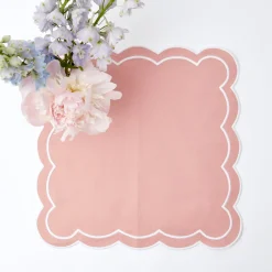 Online Mrs. Alice Pink Applique Placemats & Napkins (Set Of 4)