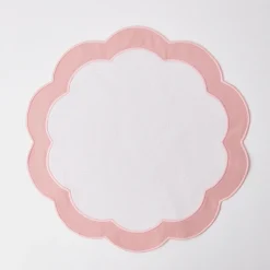 Online Mrs. Alice Pink Applique Placemats & Napkins (Set Of 4)