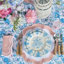 Clearance Mrs. Alice Pink Applique Placemats (Set Of 4)