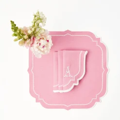 Sale Mrs. Alice Pink Bamboo & Amelie Linen Set
