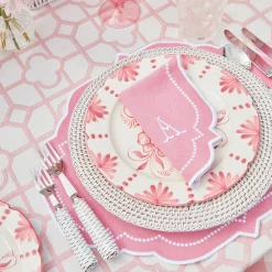Sale Mrs. Alice Pink Bamboo & Amelie Linen Set