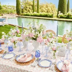 Clearance Mrs. Alice Pink Bamboo Tablecloth