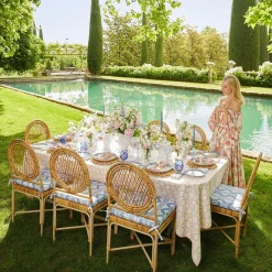 Clearance Mrs. Alice Pink Bamboo Tablecloth