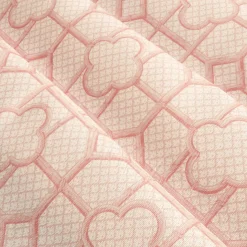 Discount Mrs. Alice Pink Bamboo Trellis Fabric