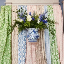 Discount Mrs. Alice Pink Bamboo Trellis Fabric