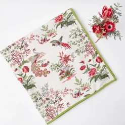 New Mrs. Alice Pink Birdsong Tablecloth
