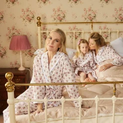 Sale Mrs. Alice Pink Bouquet Dressing Gown
