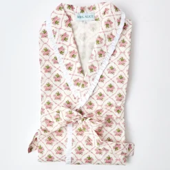 Sale Mrs. Alice Pink Bouquet Dressing Gown