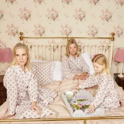 Best Mrs. Alice Pink Bouquet Dressing Gown