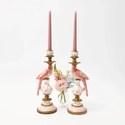 New Mrs. Alice Pink Candles (Set Of 8)