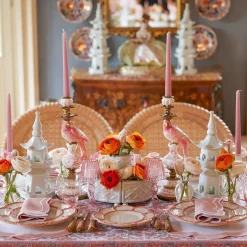 New Mrs. Alice Pink Candles (Set Of 8)