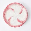 Clearance Mrs. Alice Pink Capri Lettuce Dinner Plate