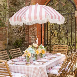 Clearance Mrs. Alice Pink Capri Lettuce Dinner Plate