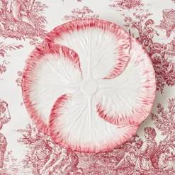 Discount Mrs. Alice Pink Capri Lettuce Dinner Plate (Set Of 4)