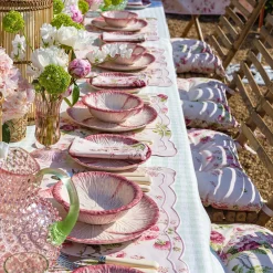 Discount Mrs. Alice Pink Capri Lettuce Dinner Plate (Set Of 4)