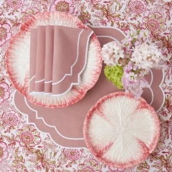 Outlet Mrs. Alice Pink Capri Lettuce Starter Plate