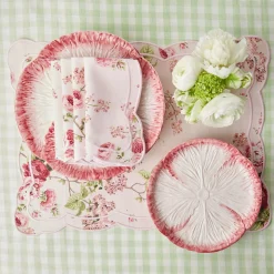 Outlet Mrs. Alice Pink Capri Lettuce Starter Plate